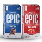 Manforce Epic Flavoured Condoms For Men (Desire Super Thin Silk Chocolate & Pleasure Long Lasting) With Disposable Pouch, 2x10s (Pack of 2)