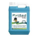 purified Liquid Detergent 5 Liter, Detergent Suitable for Top-Load and Front Load Machine and Hand Wash | Concentrated Laundry Liquid Lavender Liquid Detergent (5000 ml) (blue)
