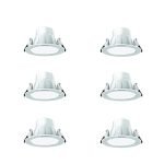 Polycab 5 Watt Led Down Light Scintillate Integral Slim Round Smart Offers Bright Lumination Long Lifespan No Harmful Radiation (Neutral White, 4000K, 6 Pcs, Cut Out: 3.14 Inches)