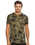Pepe Jeans Men’s Printed Slim fit T-Shirt (PM581758_Olive S)