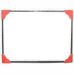 Yajnas Non Magnetic 8 Inch X11 Inch Double Sided White Board And Chalk Board Both Side Writing Boards, One Side White Surface And Reverse Side Green Surface (8X11 Inches (Pack Of 1)