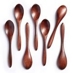 Hefild Small Wooden Spoons,Premium 7pcs Mini Wooden Spoons for Cooking – Eco-Friendly Wooden Spoon Set – Ideal for Small Spice Jars, Serving Spoons – Durable, Lightweight, Stylish Kitchen Utensils
