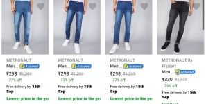 Metronaut Men’s Jeans Starts @298