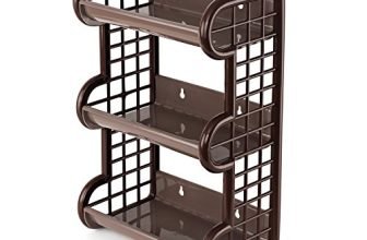 Cello Tokyo Plastic Storage Shelf, Brown