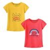 Preneum Girl’S Regular Fit T-Shirt (Girlst-(1-11)_Multi14 9-10 Years)