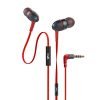 boAt Bassheads 228 in-Ear Wired Earphones with Super Extra Bass, Metallic Finish, Tangle-Free Cable and Gold Plated Angled Jack(Red)