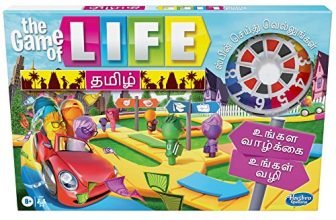 Hasbro Gaming The Game Of Life Game In Tamil (தமிழ்) For 2 To 4 Players, For Kids Ages 8 And Up, Includes Colorful Pegs(Multicolor)