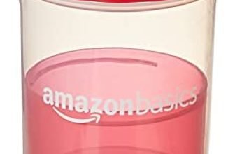 Amazon Basics Sports Shaker Bottle With Storage Compartment And Blender Ball