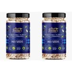 Royal Foodery Healthy seeds mix for weight management, Pumpkin, Sunflower, Watermelon, Flax & Chia Seeds ( 1kg) | pack of 2 Improved digestion, Muscle building, healthy heart with Omega-3 & protein support [500gm X 2 ] 1 kg