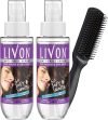 Livon Hair Serum For Women & Men For Dry And Rough Hair With Hair Brush(2 Items In The Set)