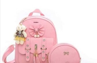Abu Fashion New Model Cute Mini College Girls & Women Pu Leather Backpack 3 Pcs Combo Set Waterproof Backpack Waterproof Backpack(Pink, 5 L)