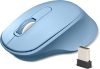 Zebronics Zeb-AKO Wireless Mouse, 2.4GHz with USB Nano Receiver, High Precision Optical Tracking, 3 Buttons, Silent Clicks, Plug & Play, for PC/Mac/Laptop (Blue)