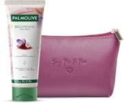 PALMOLIVE Brightening Gel (100ml) with Make-up Pouch Gifting set(100 ml) Face Wash(100 ml)