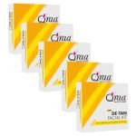 Qraa One Time Facial Kit pack of 5 (De Tan Facial Kit)
