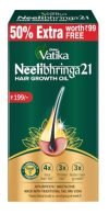 Dabur Vatika Neelibhringa 21 Hair Growth Oil – (50ml+25ml Extra Free) | New Hair Growth In 2 Months, Clinically Proven