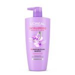 L’Oreal Paris Moisture Filling Shampoo, With Hyaluronic Acid, For Dry & Dehydrated Hair, Adds Shine & Bounce, Hyaluron Moisture 72H, 1L