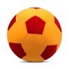 Babique Ball Soft Toy Stuffed Plush Ball Kids Baby Boy Girl Birthday Gift 25 cm Red-Yellow