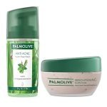 Palmolive Anti-Acne Foam Face Wash And Palmolive Brightening Souffle Face Scrub With 100% Natural Extracts