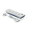 Havells Royalstar 4+1 Spikeguard (2 mtr) 10A, USB 2.1A (AHNKOXB101)