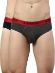 Levi’S Men’S Cotton Blend Style #066 Active Regular Fit (Pack Of 2) (#066-Active Brief-Dgm,Navy Bzer-P2_Dark Grey Melange, Blazer_M)