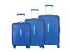 American Tourister Ivy 3 Pc Set 55 Cms, 68 Cms & 77 Cms Small, Medium & Large Polypropylene (Pp) Hard Sided 4 Spinner Wheels Luggage/Trolley Bag With Tsa Lock (Blue)