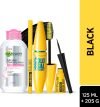 Maybelline New York Ananyas Colossal Favorites Kit – Mascara+ Kajal+ Bold Liner+ Garnier Micellar(Black, 205 G)