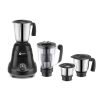 Orient Electric 750W Mixer Grinder with Juicer | Super Power 750 MGSP75B4 4 jar with 3 SS Jars and 1 PC juicing jar with Pusher & seive | Longer Life Balanced Coil Motor| 5 Years Motor Warranty