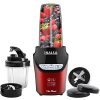 Inalsa Home Appliances Mixer Grinder Nutri Blender Vito Blend- 1000W with 100% Pure Copper Motor & Variable Speed| 6 Leaf SS Blade| 2 Tritan Jars (1L & 0.45L) | Mix, Blend & Grind, (Red/Black)