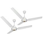 ACTIVA 1200MM HIGH Speed 390 RPM BEE Approved APSRA Ceiling Fan White- 2 Year Warranty Pack of 2