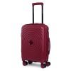 Nasher Miles Goa Hard-Sided Polypropylene Cabin Luggage Maroon 20 inch |55cm Trolley Bag