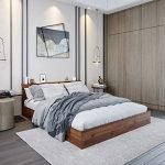 Wakefit Bed | 1 Year Warranty | Double Bed, Queen Size Bed, Cosmo Engineered Wood Bed, Platform Low Height Bed, Wooden Bed (Matte Finish_Brown)