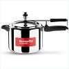 Butterfly Friendly Inner Lid 5 Ltr Aluminium Pressure Cooker (Silver)