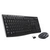 Logitech Mk270R Wireless Keyboard And Mouse Combo For Windows, 2.4 Ghz Wireless, Spill-Resistant Design, 8 Multimedia & Shortcut Keys, 2-Year Battery Life, Pc/Laptop- Black