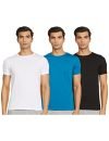 Oobani Men Solid Regular Fit Pack Of 3 Tshirt