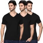 Oobani Men’S Solid Regular Fit Tshirt&Polo (Ob1W21Mhk088_Allblack S)