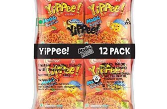 Sunfeast Yippee! Magic Masala, Instant Noodles 720G/810G/840G (Pack Of 12) ( Weight May Vary )