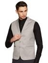 Hang & Wear Men’s Waistcoat (WAISTCOAT-222-40-S6_Creamish Beige_40)