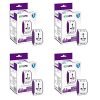 EcoLink Multiplug Socket 6A || Pack of 4