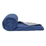 Wakefit Comforter Double Bed | 220 GSM | Blanket Double Bed, AC Comforter Double Bed, Quilt, AC Blanket, Dohar Double Bed, Reversible Microfibre Polyester, Diwali Gifts (Grey and Dark Teal)