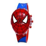 Lionmati Kids Watch for Boys and Girl Spider Men 3D Light Led Glowing Watch with Music Tune and Face Cover Multicolor Digital Light Boys Watch for kids Age 3 – 12 Year Old Birthday Gift Toy Digital watch