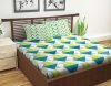 Divine Casa 144 TC Cotton Rocca Print Mix N Match Bedsheet Set for Double Size Bed Durable Sheets – Love Bird