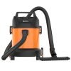 Lifelong 800-Watt Vacuum Cleaner for Home Use with Blower Function, 6 Litre, Wet & Dry, 2.75 Meter Cord, 1.8 Meter Hose Pipe | LLVC930| Non-Rust Plastic Body (Orange & Black)
