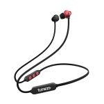 tunez Rhythm R30 in Ear Wireless Bluetooth Neckband Earphone with 10mm Drivers, Bluetooth Version V5.0,24 Hours Play Time,IPX5, Fast Charging, Magnetic Tips and Light Weight Design(Red)