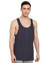 OOBANI Men’s Solid Regular Fit Vest (OB1W21MNP145_Navy M)