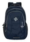 Half Moon 35L Water Resistant 15.6 inch Laptop Bag/ Backpack, Navy Blue | Office Bag for Men and Women with Padded Laptop Compartment | Rain Cover & Reflective Strips