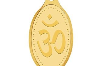 Whp Jewellers 24Kt (999) 2 Gram Om Yellow Gold Om Pendant