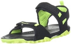 Sparx Women’s Black FL. Green Sport Sandal-4 Kids UK (SS0499L)