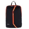 Gear LITE 15L Water Resistant Casual Backpack/School Bag for Men/Women (Black/Neon Orange)
