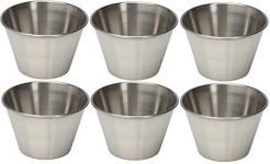 Dynore Set of 6 Sauce Cup – 75 ml Each||Multipurpose Small Cups Bowls