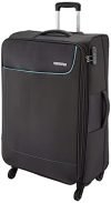 American Tourister Jamaica 80 Cms Large Check-In Polyester Soft Sided 4 Spinner Wheels Luggage (Grey)
